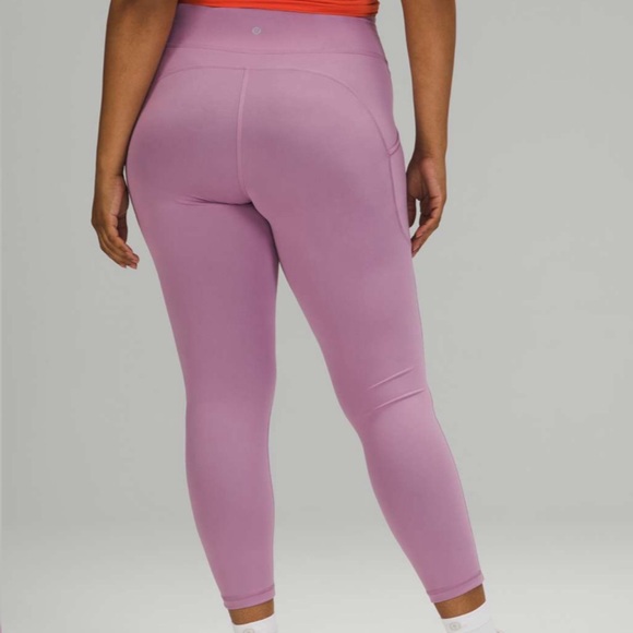 Lululemon Invigorate light purple/pink leggings Size 6 - Picture 3 of 10
